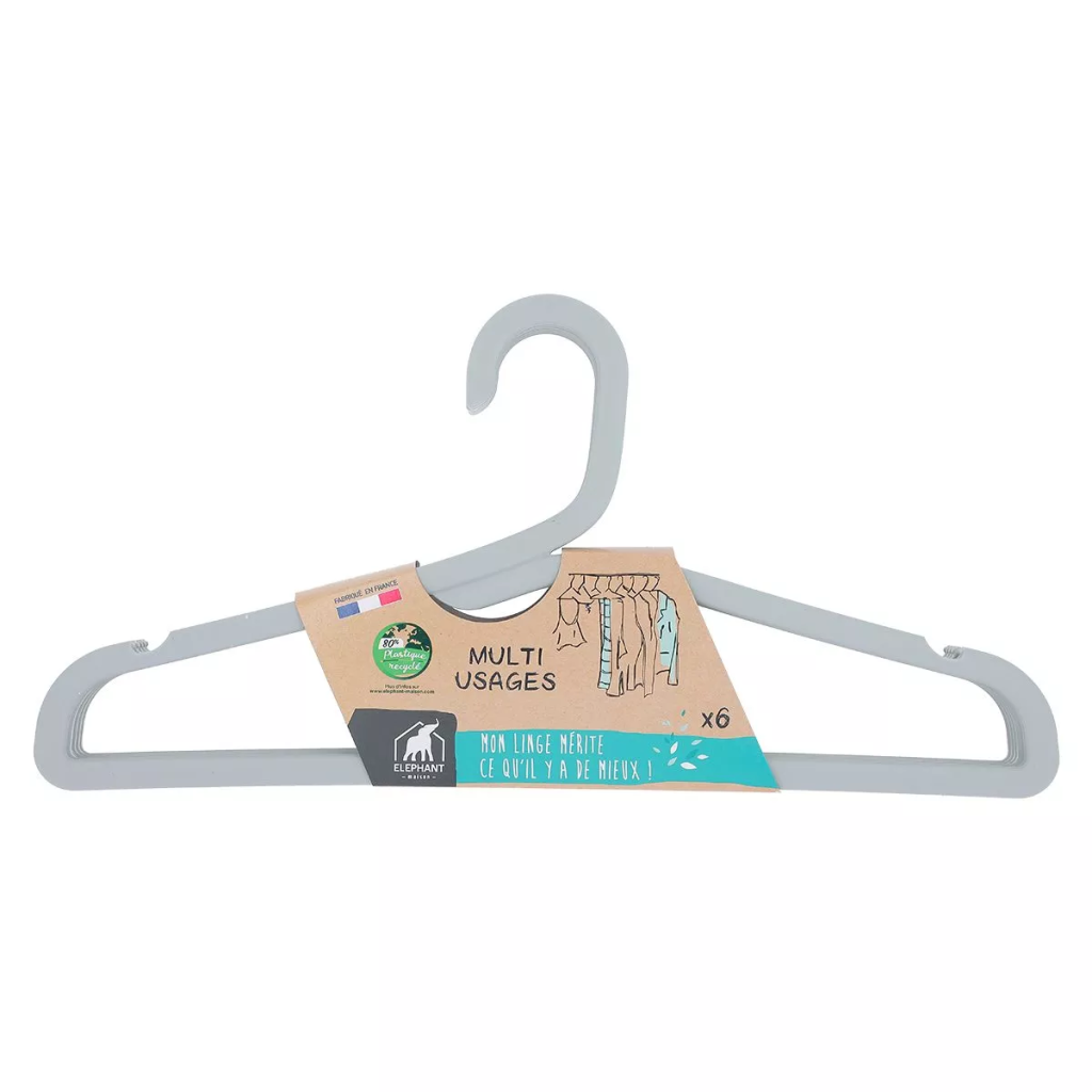 cintres plastique recyclé