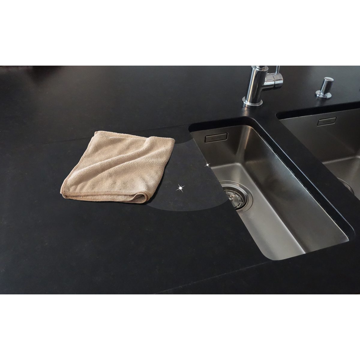 Cuisine suspendue salle de bains mains Dry absorbant microfibre