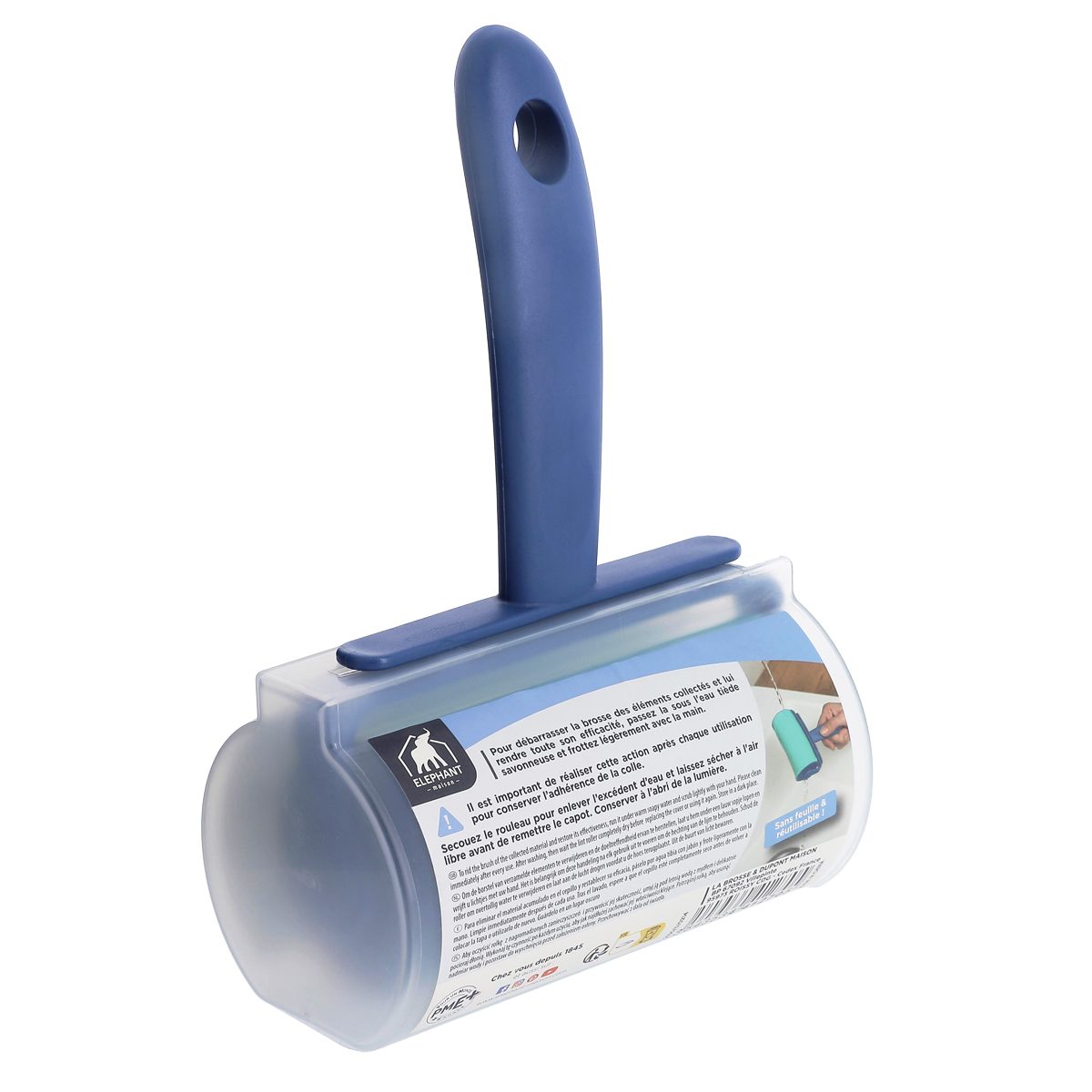 Brosse adhésive lavable