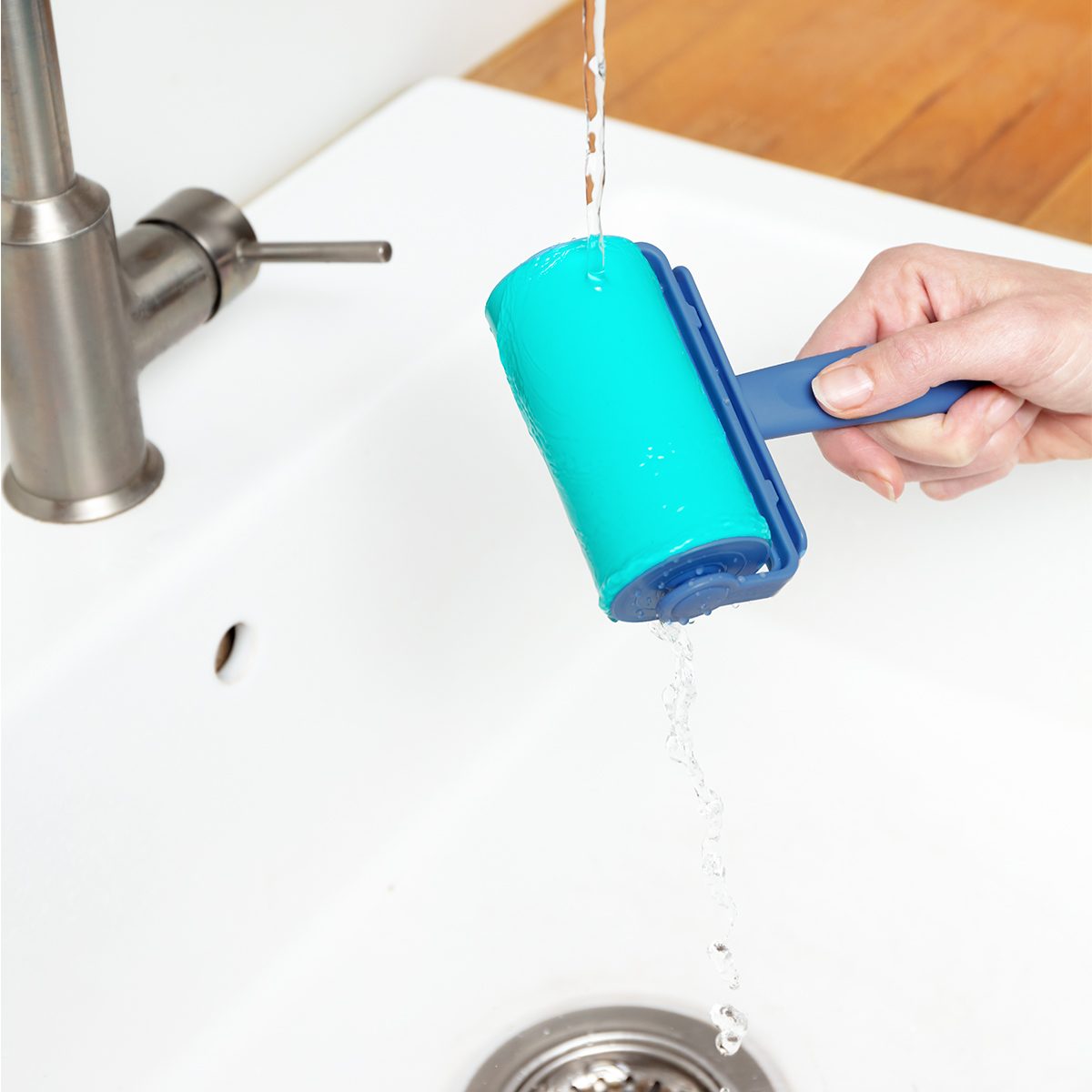 Brosse adhésive lavable