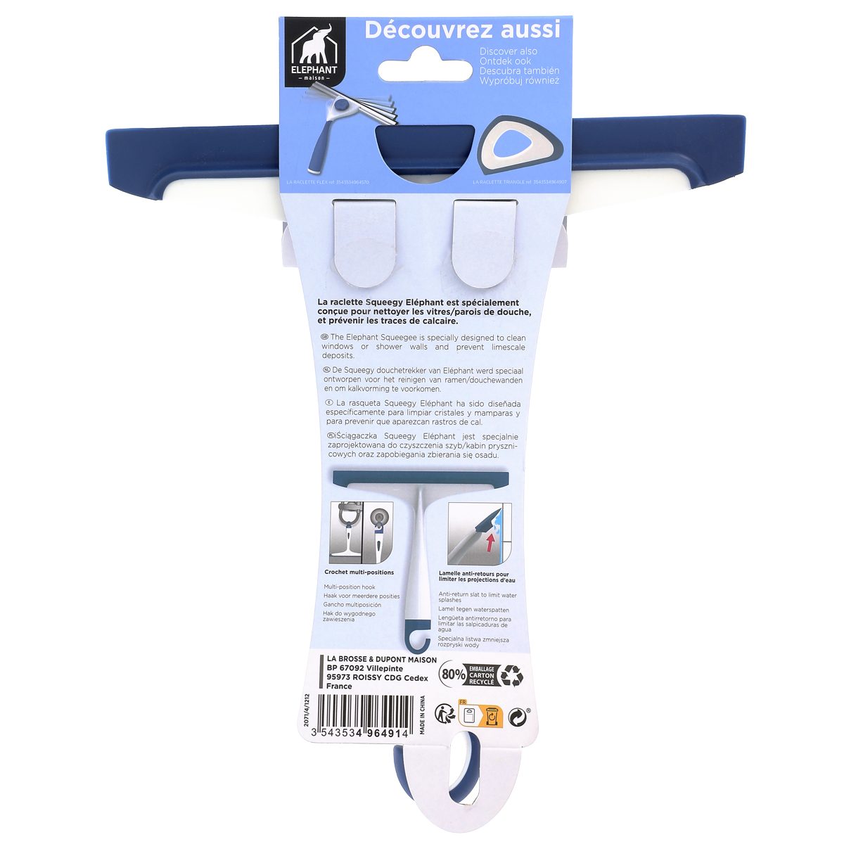 Raclette douche Squeegy