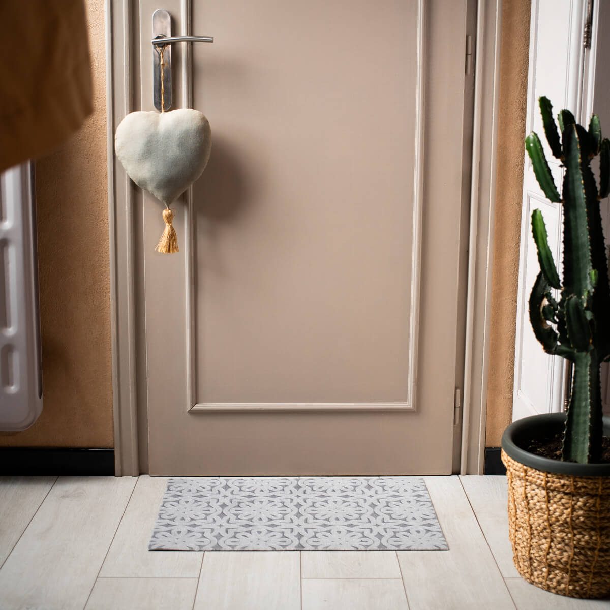 Tapis essuie-pieds décoré