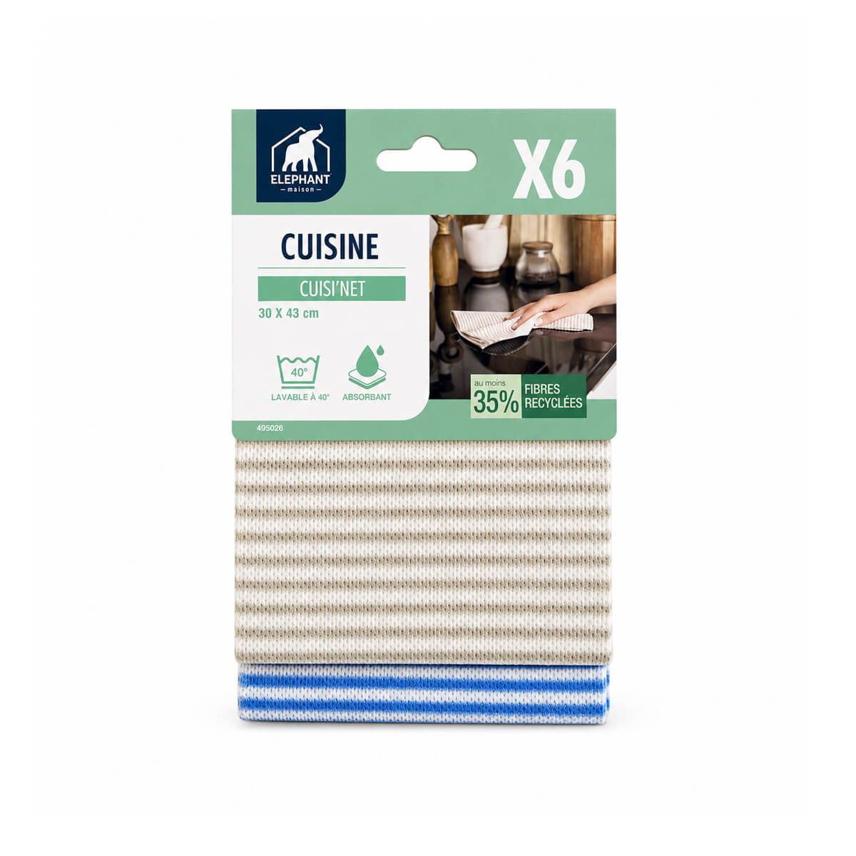 Lavettes Cuisi'Net x6