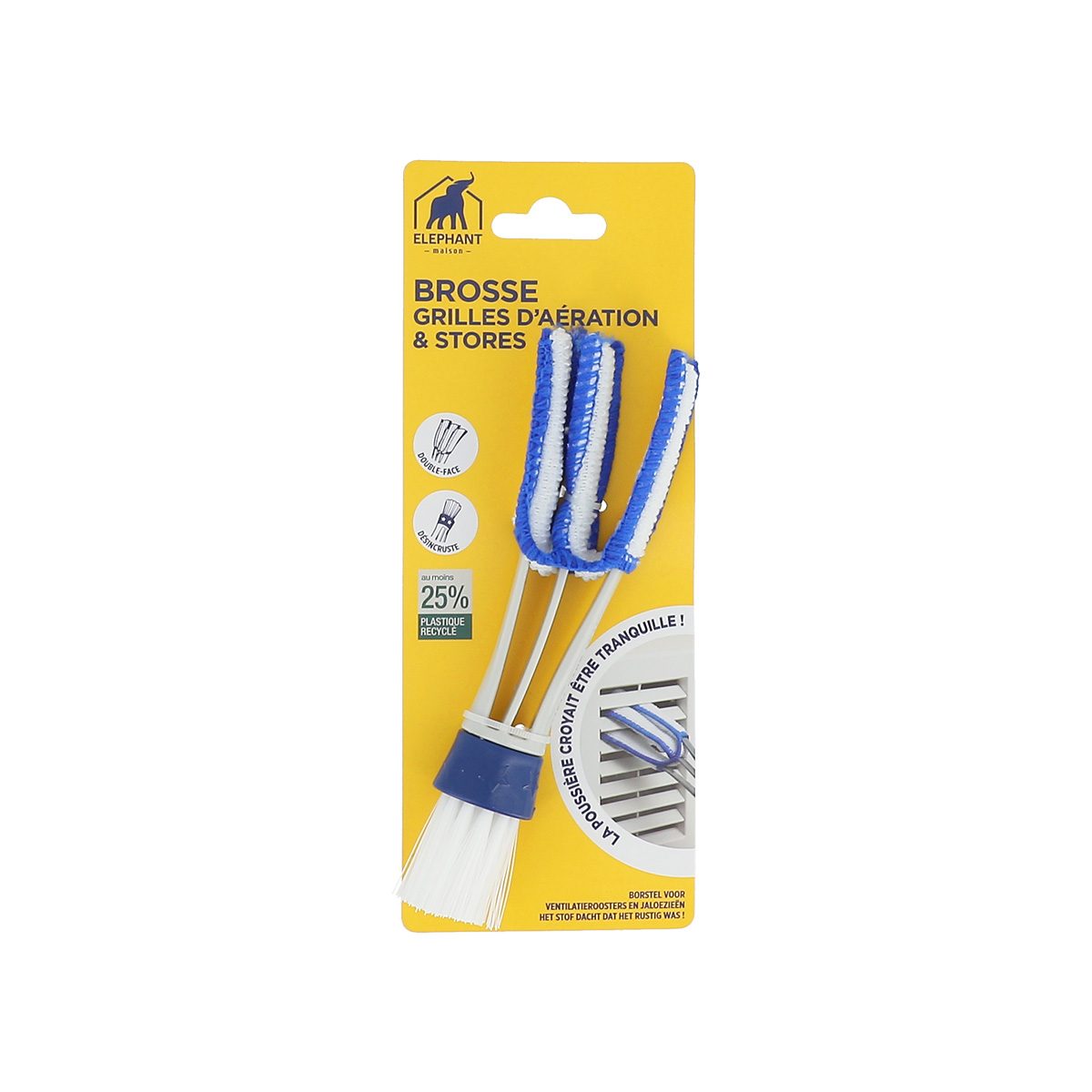 Brosse grilles d'aération et stores