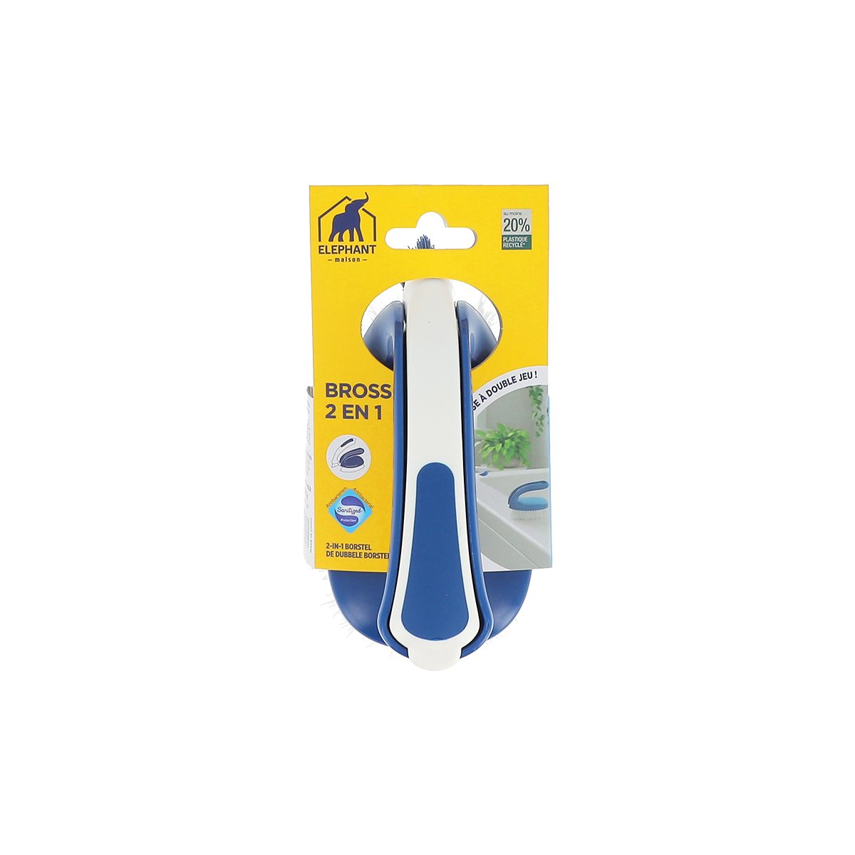Brosse 2 en 1